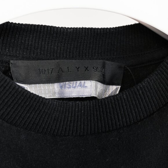 1017 ALYX 9SM AW/20 Black Visual "Reality Systems" Short Sleeve T-Shirt - Picture 8 of 11